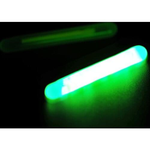 20pcs Fishing Fluorescent Lightstick Floating Luminous Stick for Night Fishing QW