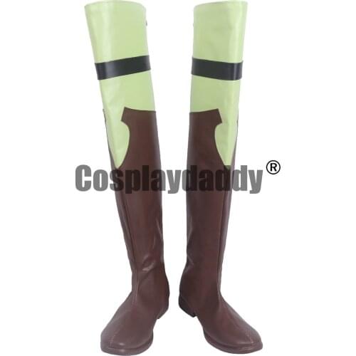 Goblin Slayer Goburin Sureiya Adventurers Guild High Elf Archer Erufu Cosplay Shoes Long Boots S008