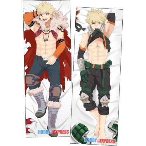 Hobby Express Anime Dakimakura Japanese Otaku Husbando Hugging Body Pillow Cover Bakugou Katsuki ADP20808