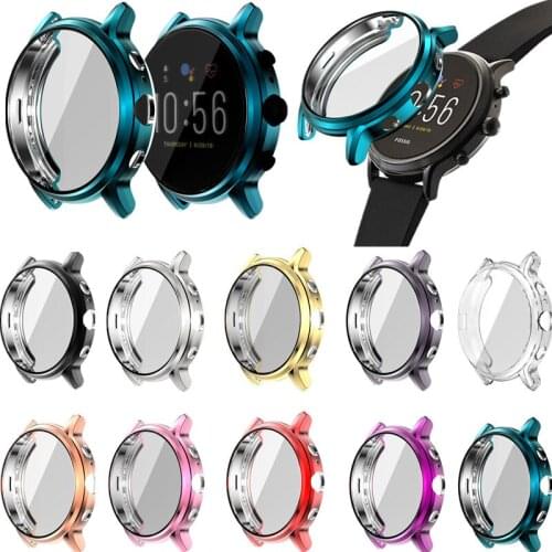 For Fossil Gen 5 TPU Replacement Full Cover Protective Case Screen Protect Watches Accessories Watch Case Bumper Frame Shell