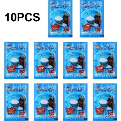 10pcs Artificial Snowflakes Magic Instant Snow powder Festival frozen Party supplies christmas decorations for home Wedding