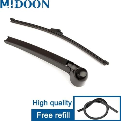 MIDOON Wiper Rear Wiper Blade & Arm Set Kit Fit For SEAT LEON MK1 2000 - 2005 Windshield Windscreen Rear Window