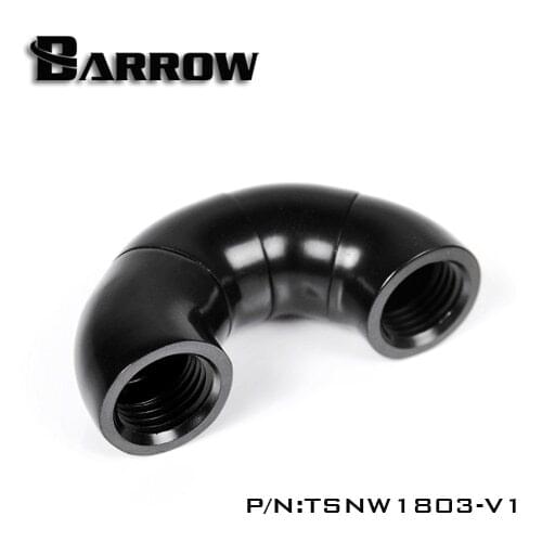 Barrow TSNW1803-V1, 180 Degree Zigzag Rotatable Fittings, Four-Stage Female To Female Rotatable Fittings