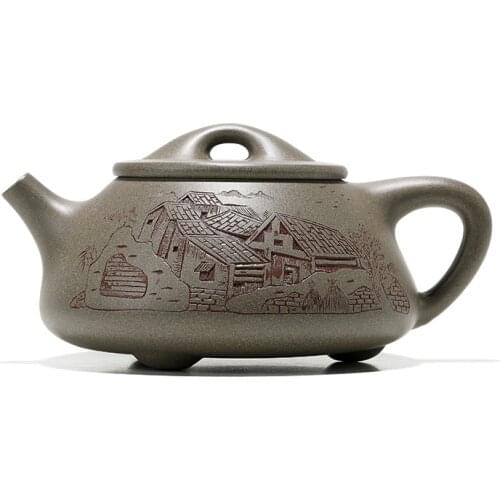 Handmade Small Teapot Jingdezhen Porcelain Tea Kettle Vintage Teapot Purple Clay Kyusu Teapot Healthy Wasserkocher Home Eg50ch