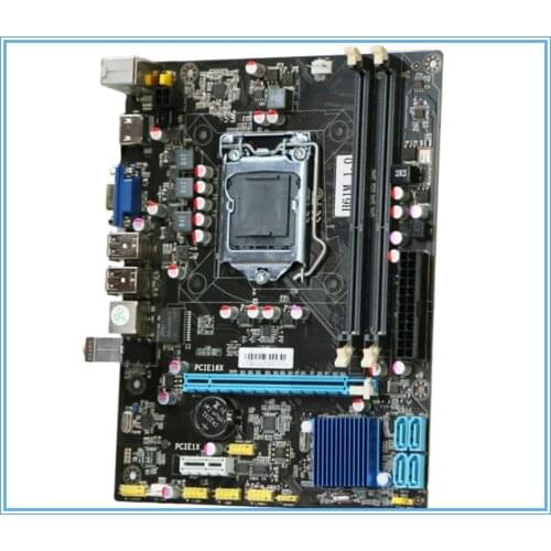 New Desktop Motherboard H61 LGA 1155 DDR3 i3 i5 i7 All-Solid Micro-ATX motherboards mainboard