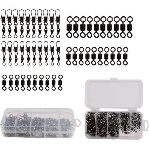 New Promotion 50pcs Boxed, Eight-Shaped Ring And B-Ring Connector, Fishing Accessories Set, 5 Types Of Accessories