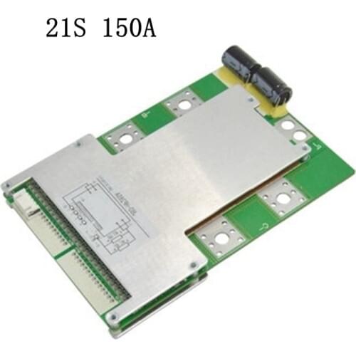 New arrival 21S 150A high current with Balance Same port BMS Lithium battery protection board Iron lithium polymer board