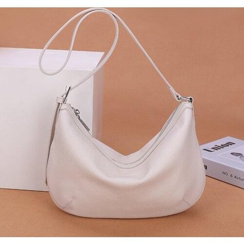 Luxury Large Soft Cowhide Females Shoulder Bags Fashion Messenger Bag Designer Natural Genuine Leather Women Handbag Womens Bag