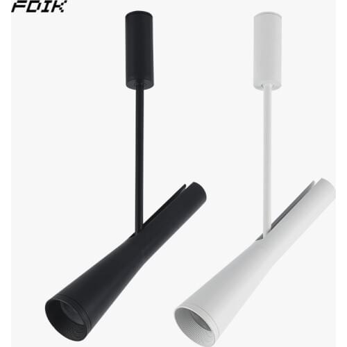 Folding Dimmable LED Downlights 7W9W12W COB LED Ceiling Lamps Spot Lights 360° Rotation Track Lights Background Wall Lighting