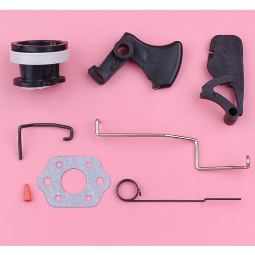 Throttle Trigger Spring Choke Rod Intake Manifold Gasket Kit For Stihl MS180 MS170 018 017 MS 180 170 Chainsaw Spare Part