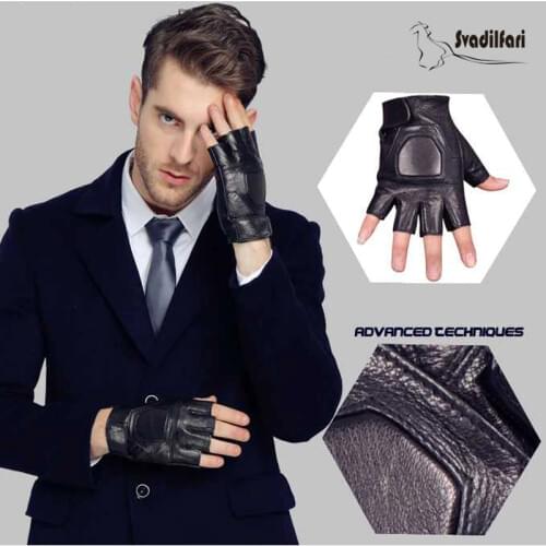 SVADILFARI Men's Fingerless Gloves