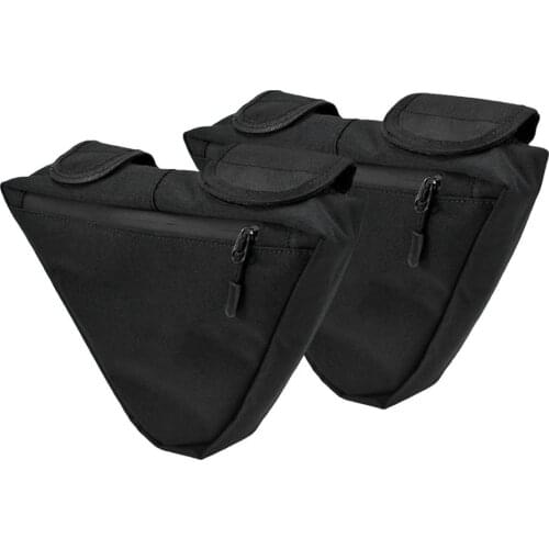 1 pair Motorcycle Triangle Bag Tool Storage Bags Special Guard Bar Full Waterproof Material Side Bag Cycling Organizer