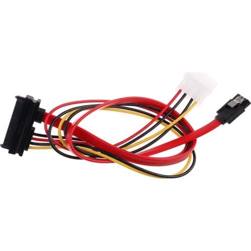 1pc 40cm 7+15Pin SATA Interface To ESATA Port Large 4pin Power Interface Conversion Cable