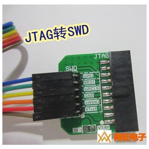 20pin-2.54mm JTAG Interface to 4pin / 5pin / 6pin Spacing Swd Adapter Board J-Link