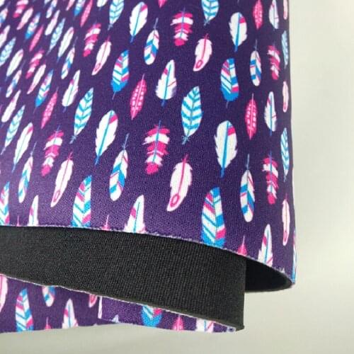 4 yards Manufacturers supply SBR camouflage printed neoprene, waterproof polyester fabric, neoprene laminated fabric