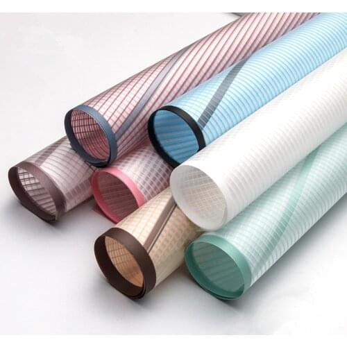 58x58cm Plastic Flower Wrapping Paper Korean Waterproof Flower Wrapping Paper