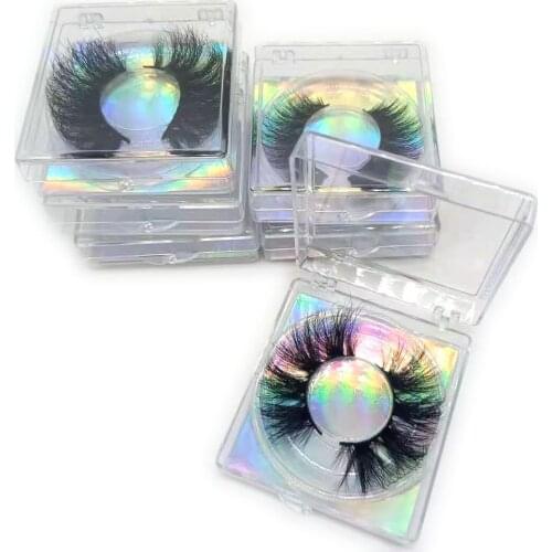 5D 25mm Mink Eyelashes Extra Length Mink Eyelashes Big Dramatic Volumn Eyelashes Strip Thick False Eyelashes wholesale items