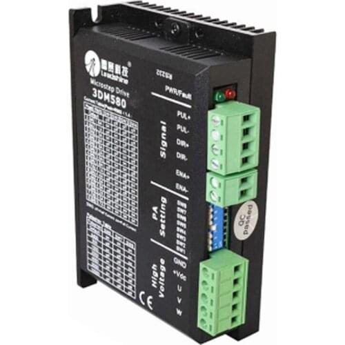 Leadshine 3DM580 stepper motor driver 3-phase 18-50VDC 8.0A 57 86 motor control for Engraver Cutting Machine Can replace 3ND583
