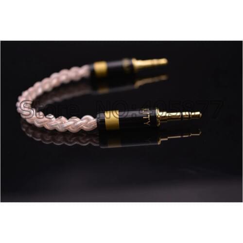 Hi-End 28awg 16cores OCC 3.5MM Stereo Cable 3.5MM to 3.5MM cable gold plated plug aux hifi cable
