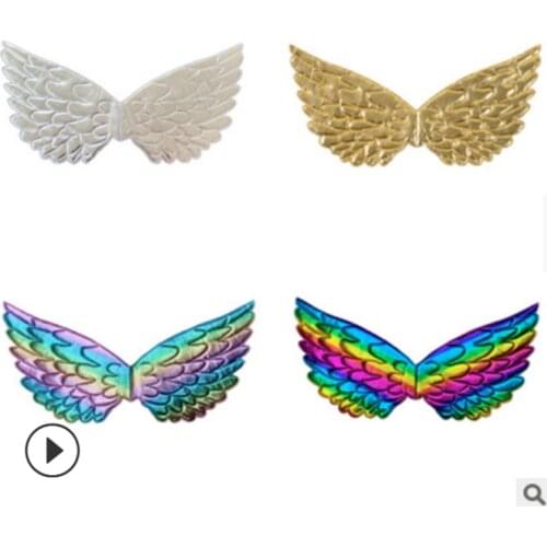Unicorn Costume Gold Silver Unicorn Wings For Kids Girl Princess Fairy Wings Halloween Cosplay Costume Unicornio Accessories