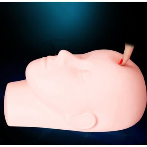 Beauty Make Up Eyelash Practice Manikin Pro Massage Makeup Training Cosmetology Mannequin Doll Face Head Model