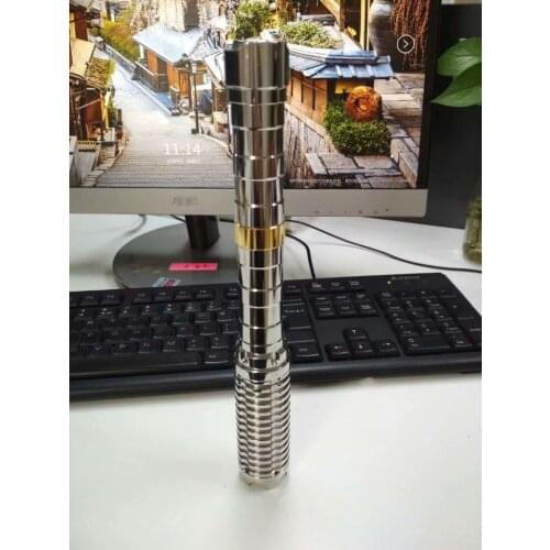 High power Military Blue laser pointer 500W 5000000m 450nm Flashlight Light Burning match/dry wood/black/Burn cigarettes Hunting