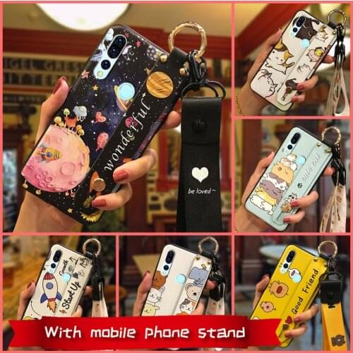 Fashion Design TPU Phone Case For UMIDIGI A5 PRO For Girls Shockproof New Arrival Cartoon Lanyard