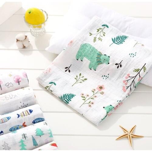 Muslin Swaddles Baby Blankets Photography Accessories Bedding For Newborn Swaddle Towel Swaddles Blankets Breastfeeding Cover