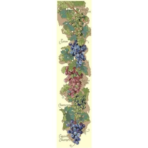 Grape patterns Counted Cross Stitch 11CT 14CT 18CT DIY Chinese Cross Stitch Kits Embroidery Needlework Sets