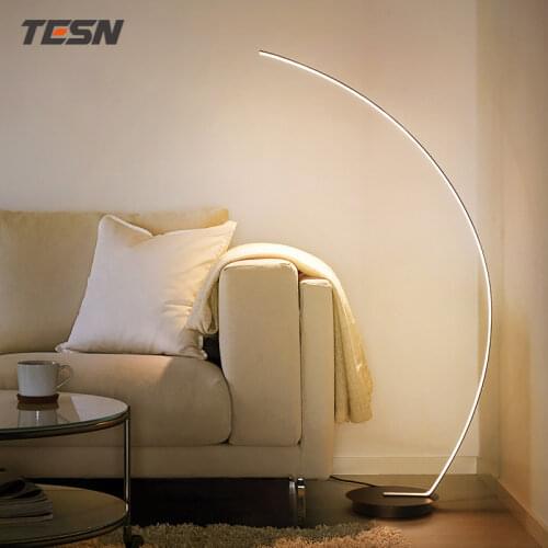 Floor lamp living room led simple modern creative study eye protection lamp Nordic vertical bedside bedroom fishing lamp