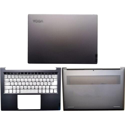 NEW for Lenovo Yoga 14S 2021 Laptop Case LCD Back Cover/Palmrest Upper Case/Bottom Case Silver Gray Laptops Computer Case