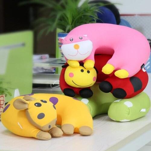 Animal Shape Travel Neck Pillow Memory Foam U Pillow Office Flight Traveling Neck Rest Sleeping Body Soft Cushion Pillow