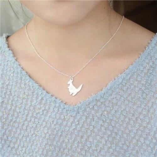 Popular In Europe And The United States, Australia Dinosaur Pendant Necklace Women Jewelry Birthday Gift
