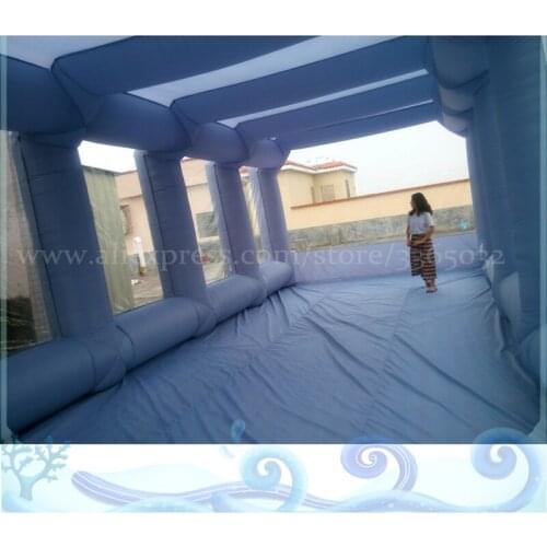 Hot sale custom used portable car tent 8*5*3 meters inflatable spray paint booth for car