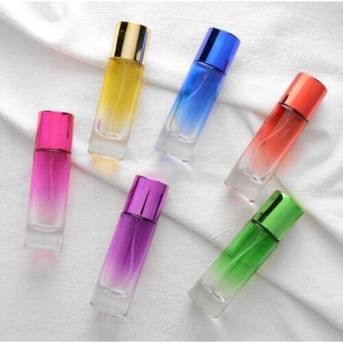 Glass bottle 30 ml perfume Transparent Thin Glass Spray Bottle Sample Glass Vials Portable Mini Perfume Atomizer