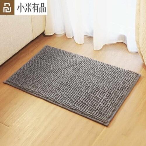 Youpin Super absorbent Bathroom mat skin soft palate non-slip breathable dirt good wash for chenille mat for Toilet Bath