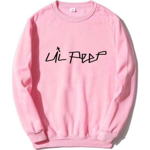 Lil Peep sweatshirt Hoodie Funny Comfortable Sweatshirts Fashion Harajuku No Cap Round Neck Men Women Warm Fleece Tops Pullover