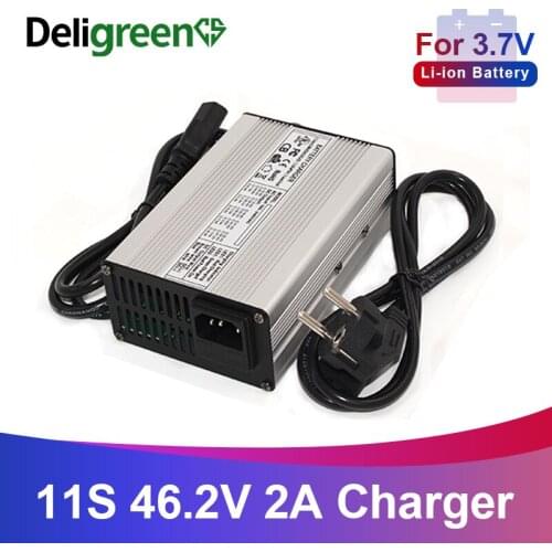 46.2V 2A Li-ion Charger 11S 40.7V Lipo/LiMn2O4/LiCoO2 Battery Charger E-bike High power With fan