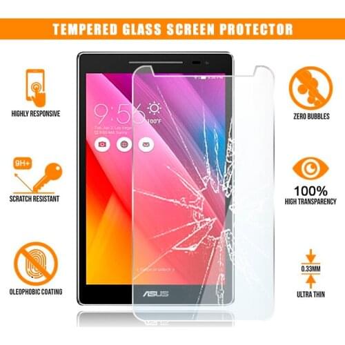For Asus ZenPad S 8.0 Z580C Z580CA Tablet Tempered Glass Screen Protector Scratch Proof Anti-fingerprint HD Clear Film Cover