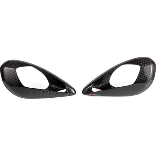 Carbon Fiber Turn Signal Mirrors Cover Panel For Ducati Panigale V4