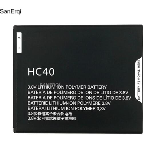 10pcs 100% New 2350mA HC40 Battery For Motorola Moto XT1754 XT1755 XT1758 M2998 Phone In Stock Latest Production Battery