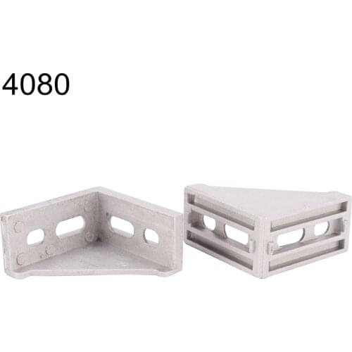 4pcs Aluminum Angle Bracket for Aluminum Profile Extrusion 4040 or 4080 Series