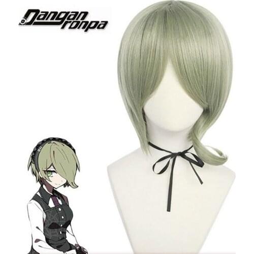 Anime Danganronpa V3: Killing Harmony Kirumi Tojo Cosplay Wig For Female School Girl Halloween Carnival Party