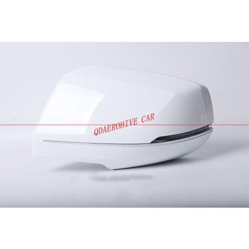 QDAEROHIVE Side Mirror Covers Caps chrome door mirror cover ABS car styling for cadillac XTS 2013-2018