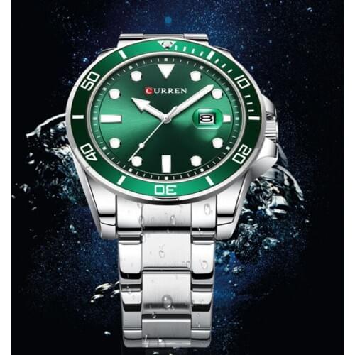 New CURRN Top Brand Luxury Fashion Watch Men 30ATM Waterproof Date Clock Sport Watches Mens Quartz Wristwatch Relogio Masculino