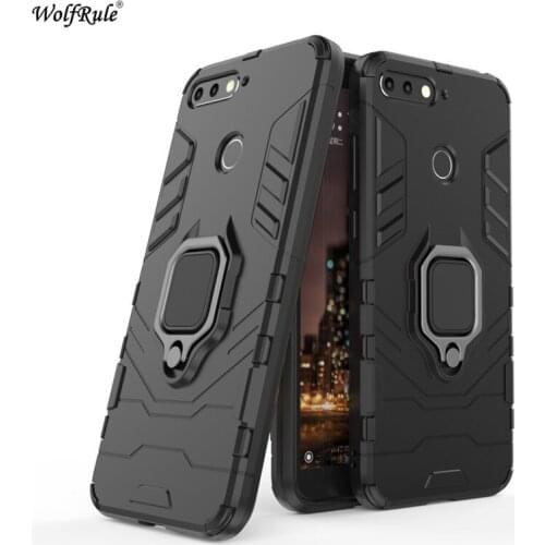 Cover Huawei Honor 7A Pro Case Ring Holder Bumper Housings Phone Case For Huawei Honor 7A Pro Cover Funda 5.7 inch