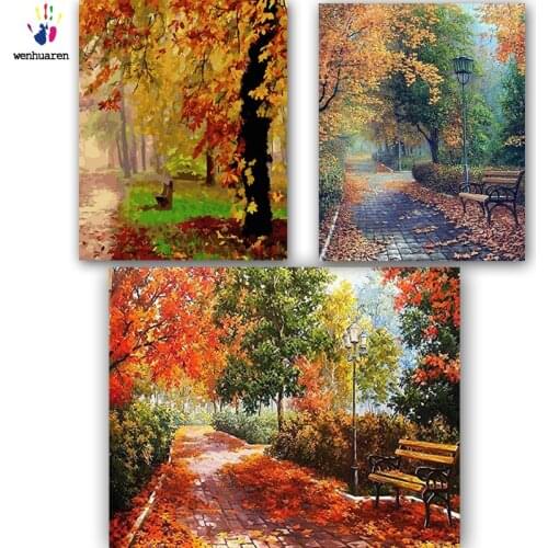DIY colorings pictures by numbers with colors The scenery of the treepicture drawingpicture draw painting by numbers framed Home