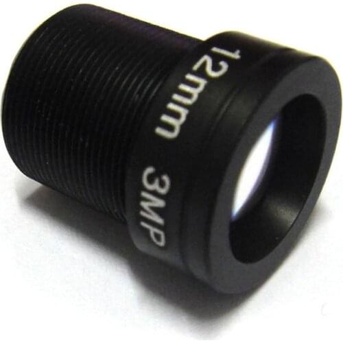 X4pcs HD 1/2.5" 3mp 12mm 30 Degrees Angle IR Board CCTV Lens M12 MTV for Security IP Camera