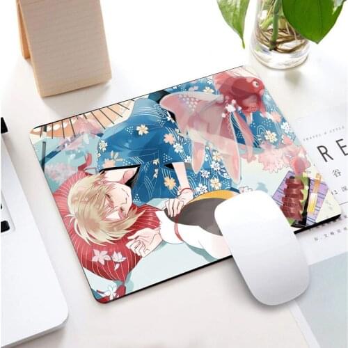 25*29CM Anime Cat Mouse Pad Gaming Accessories Notebook Genshin Impact Keyboard Pad Desktop Non-slip placemat MousePad for LOL