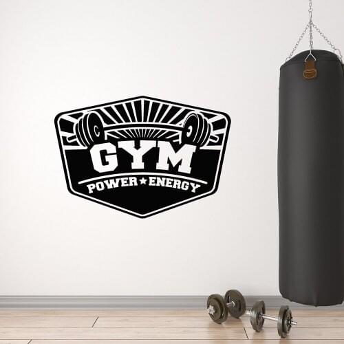 Lovely GYM Home Decor Vinyl Wall Stickers Decor Living Room Bedroom Removable Wall Decal Home Decor